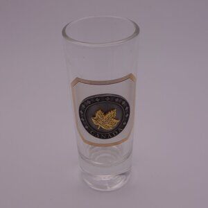 Canada Gold Color Metal Maple Leaf Taiwan Shot Glass